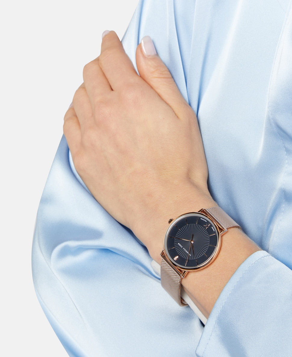 Isabella Ford hodinky s diamantem Růžově zlatá 4