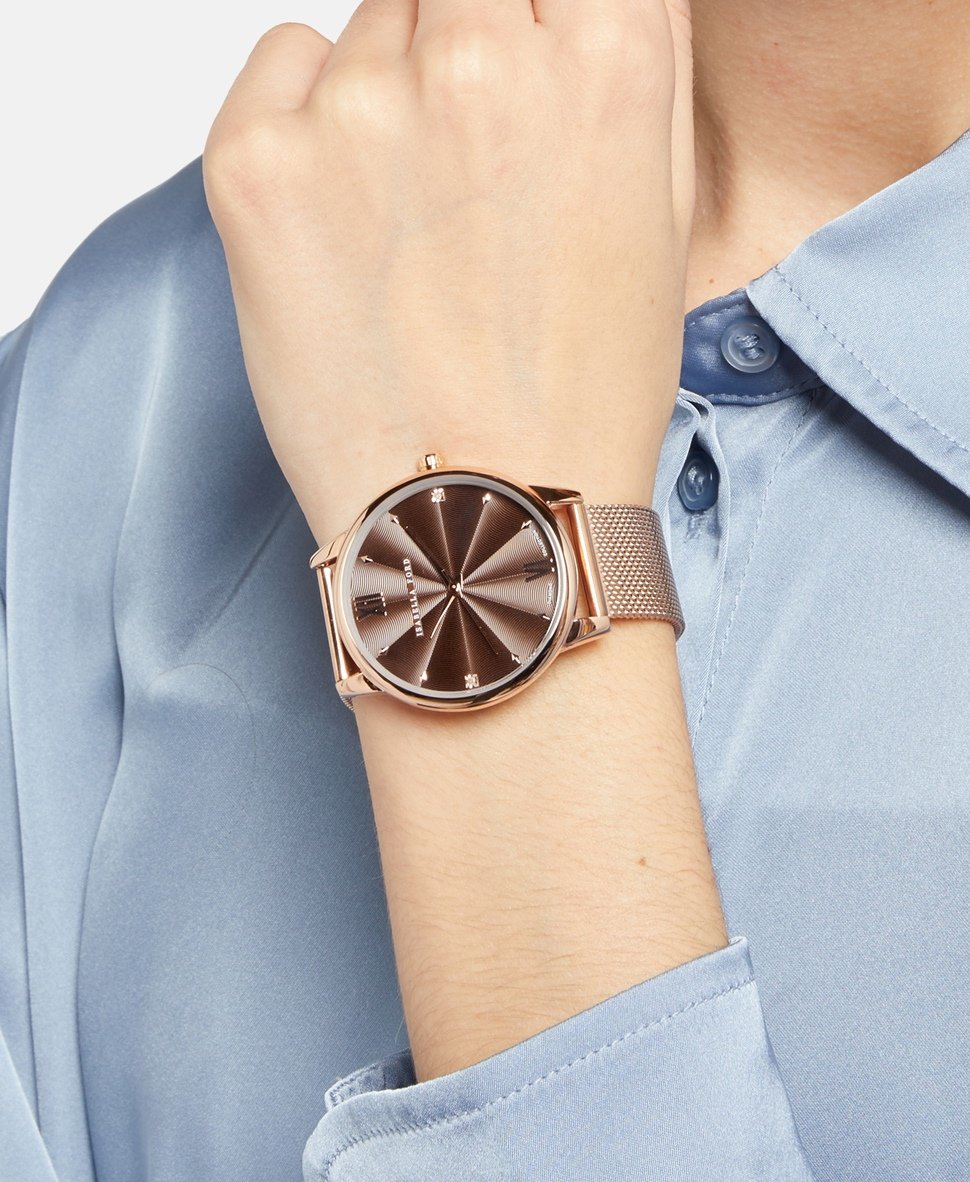 Isabella Ford hodinky s diamanty Růžově zlatá 4