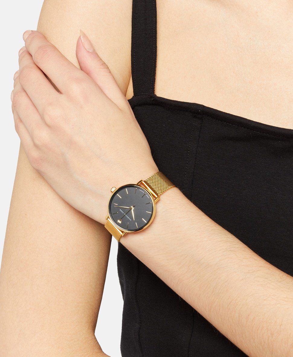 Isabella Ford hodinky s diamantem Zlatá 4