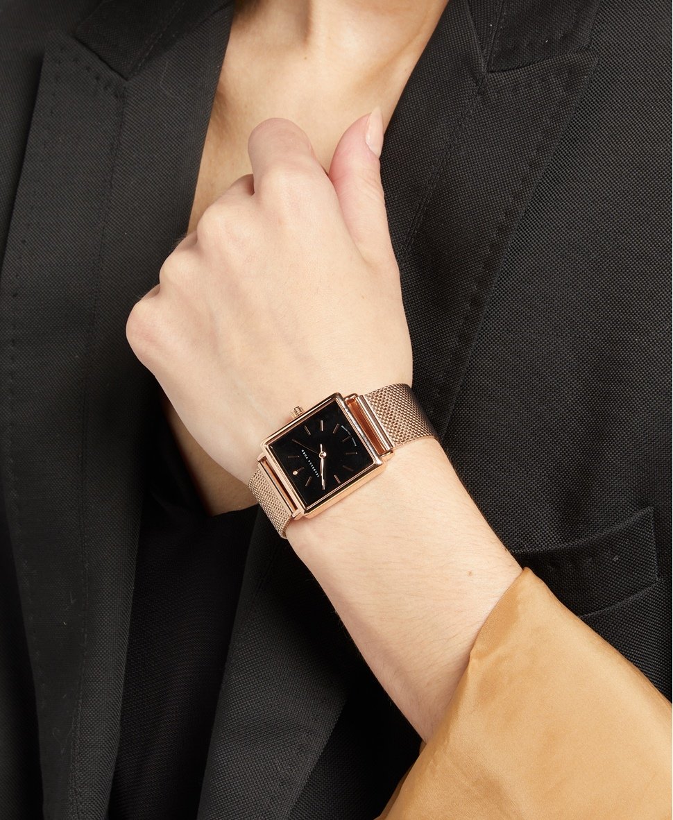 Isabella Ford hodinky s diamantem Růžově zlatá 4