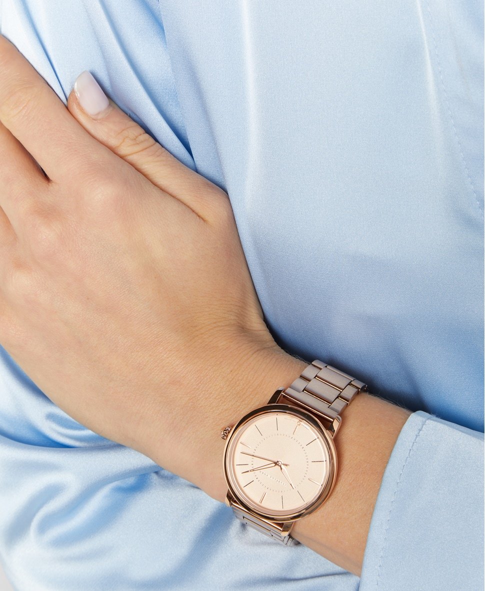 Isabella Ford hodinky s diamantem Růžově zlatá 4