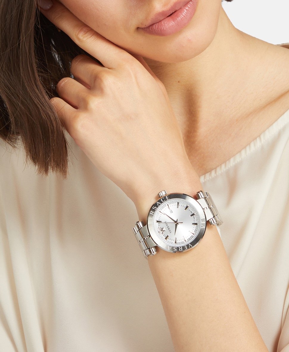 Versace hodinky Stříbrná 5