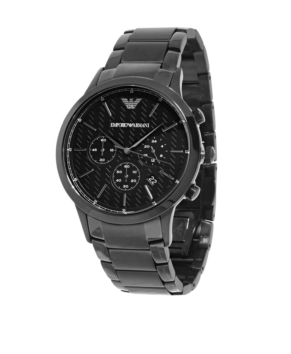 Emporio Armani hodinky Černá 5