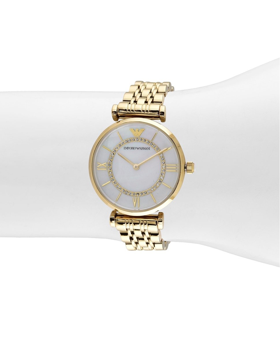 Emporio Armani hodinky Bílá 3