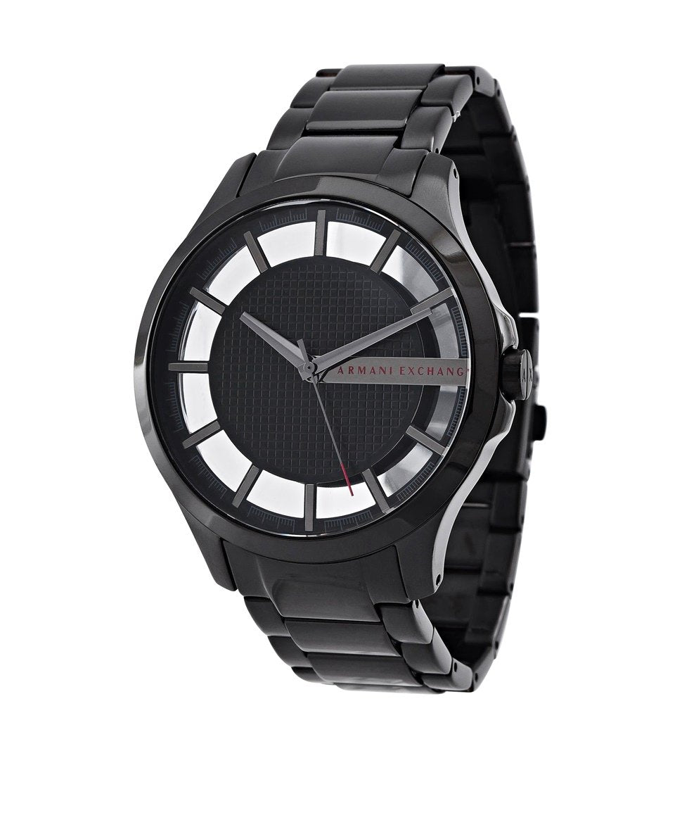 Armani Exchange hodinky Tmavě šedá 5