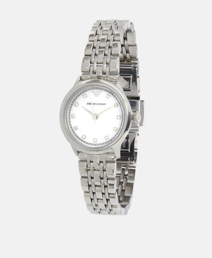 Emporio Armani hodinky Stříbrná 1