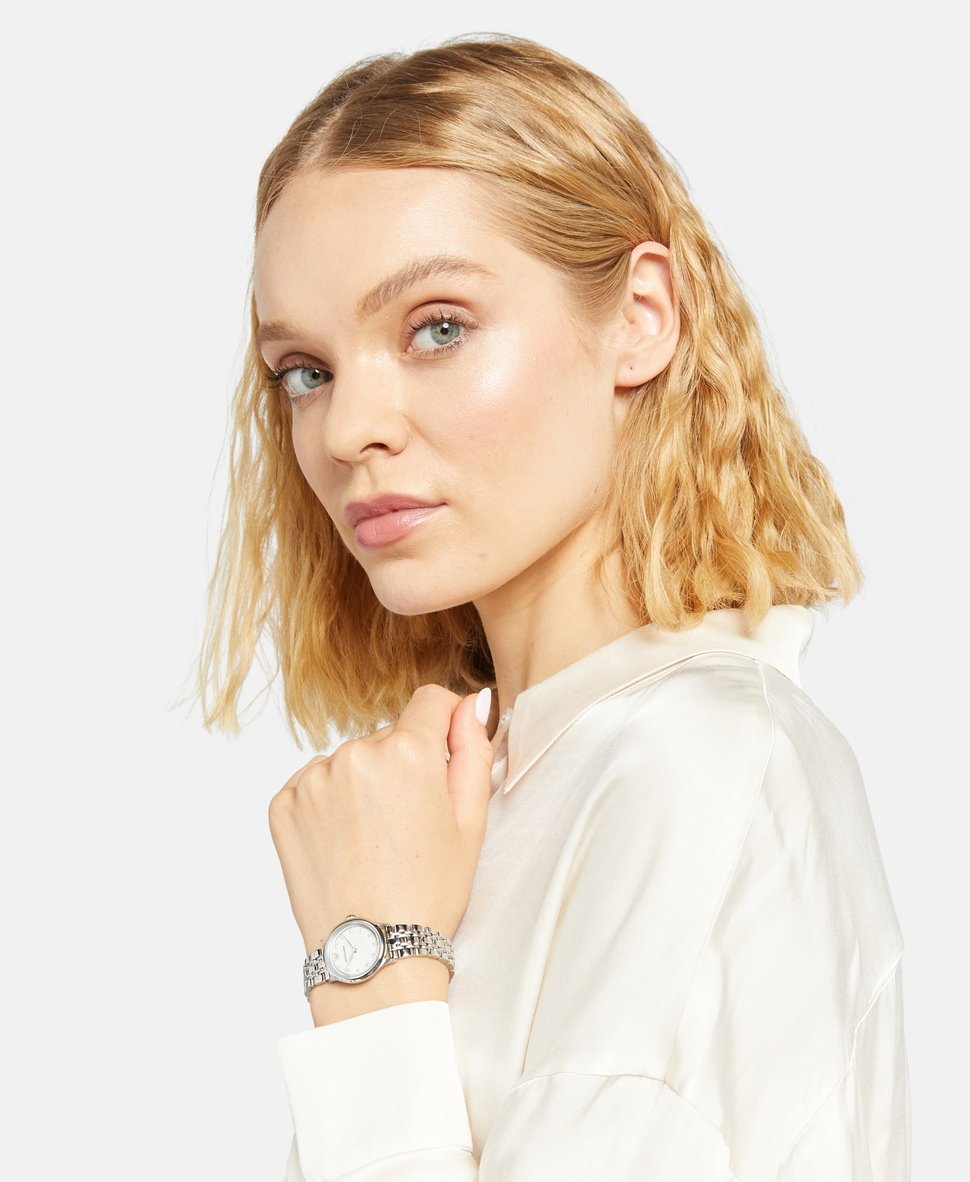 Emporio Armani hodinky Stříbrná 5