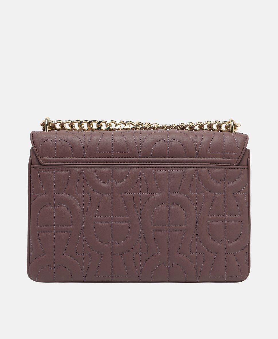Aigner Kožená messenger taška Mauve 4