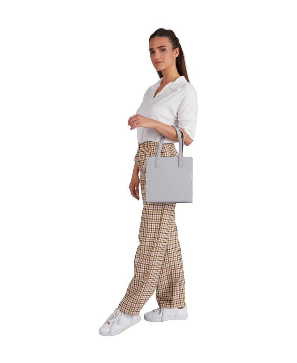 Ted Baker kabelka shopper Světle šedá 5