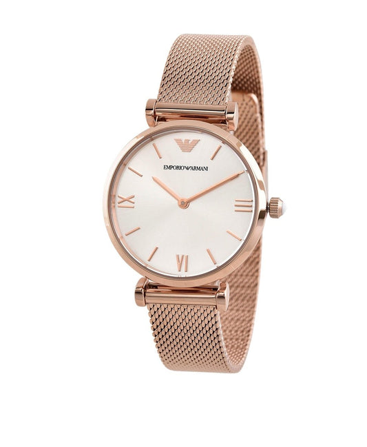 Emporio Armani hodinky Stříbrná 1