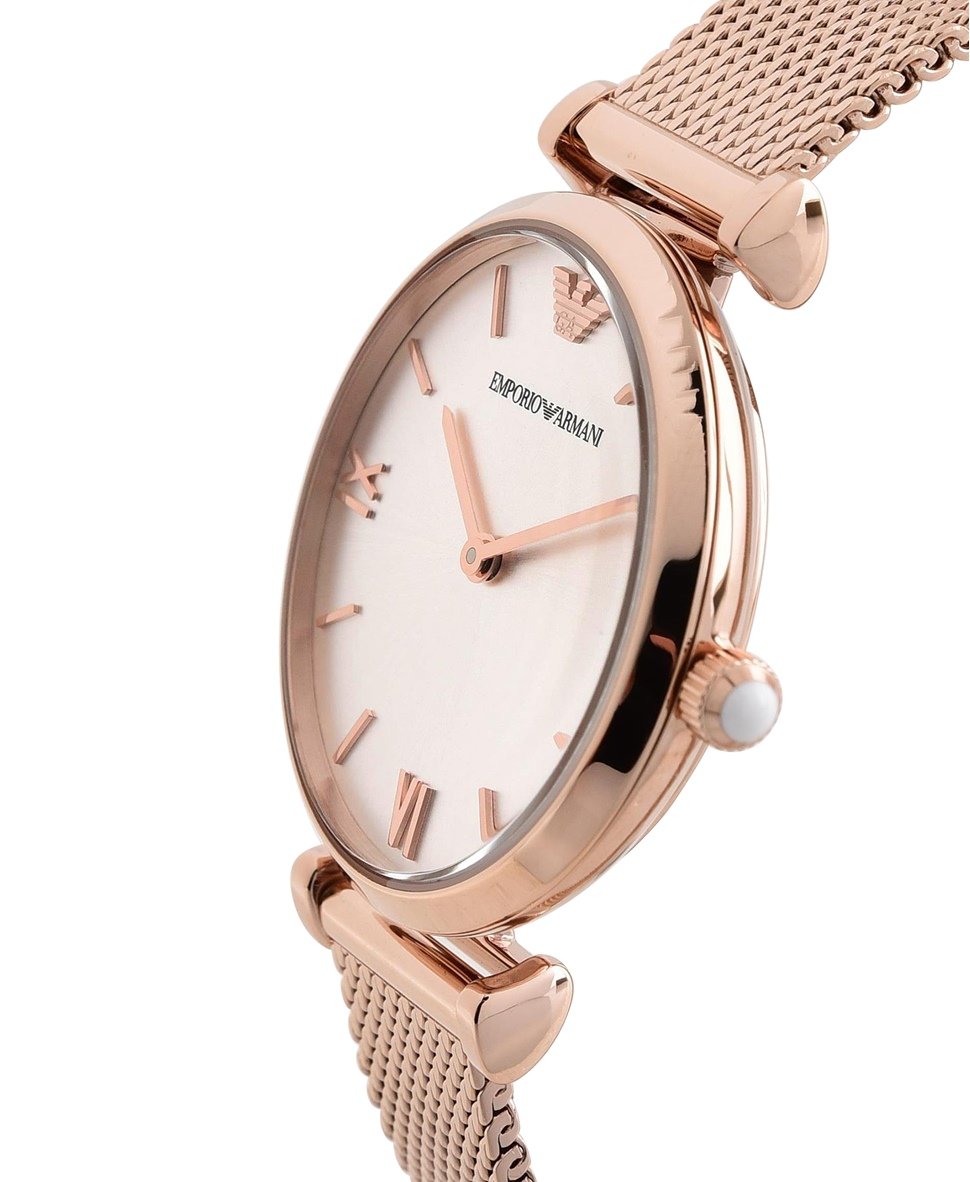 Emporio Armani hodinky Stříbrná 2