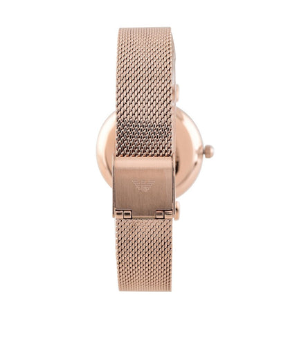 Emporio Armani hodinky Stříbrná 3