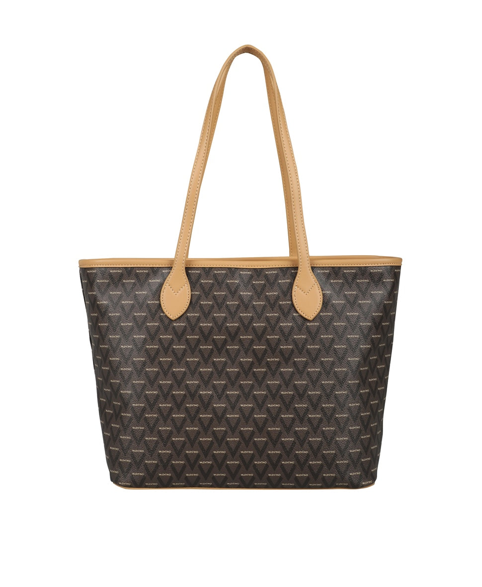 VALENTINO kabelka tote Hnědá 4