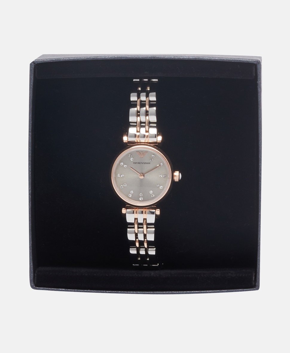 Emporio Armani hodinky Růžově zlatá 4