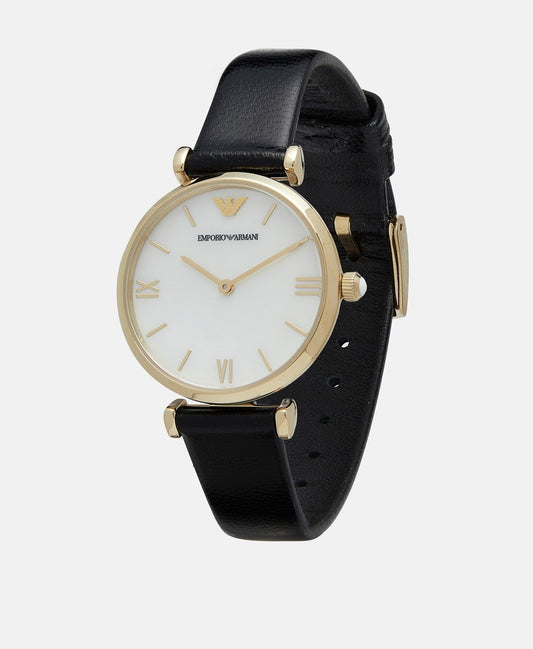 Emporio Armani hodinky Černá 1