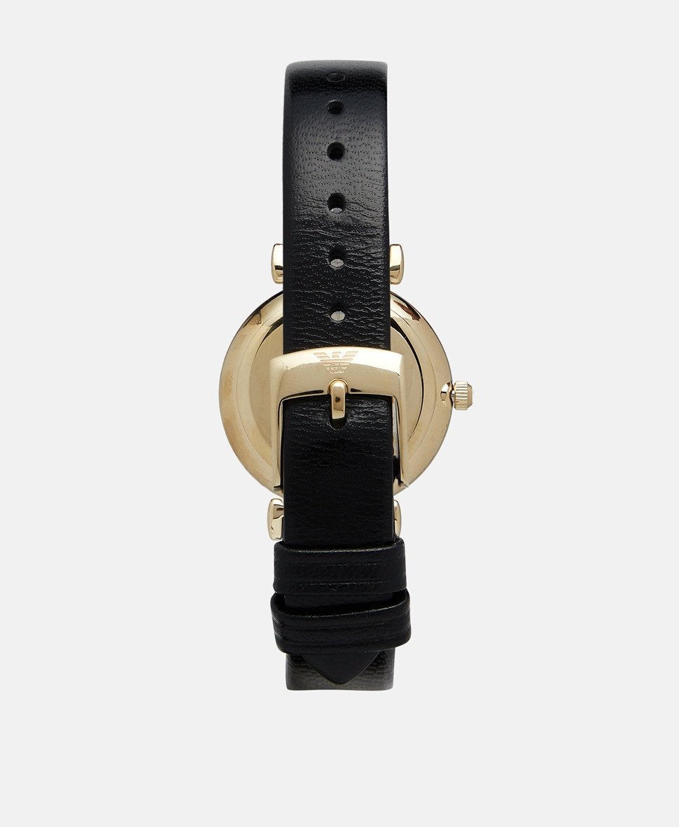 Emporio Armani hodinky Černá 3