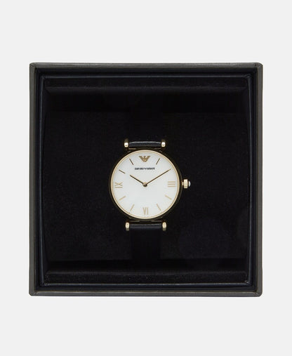 Emporio Armani hodinky Černá 4