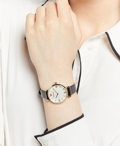 Emporio Armani hodinky Černá 5