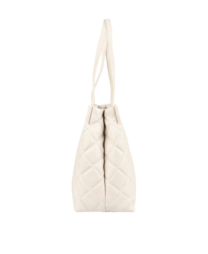 VALENTINO kabelka shopper Ecru 3