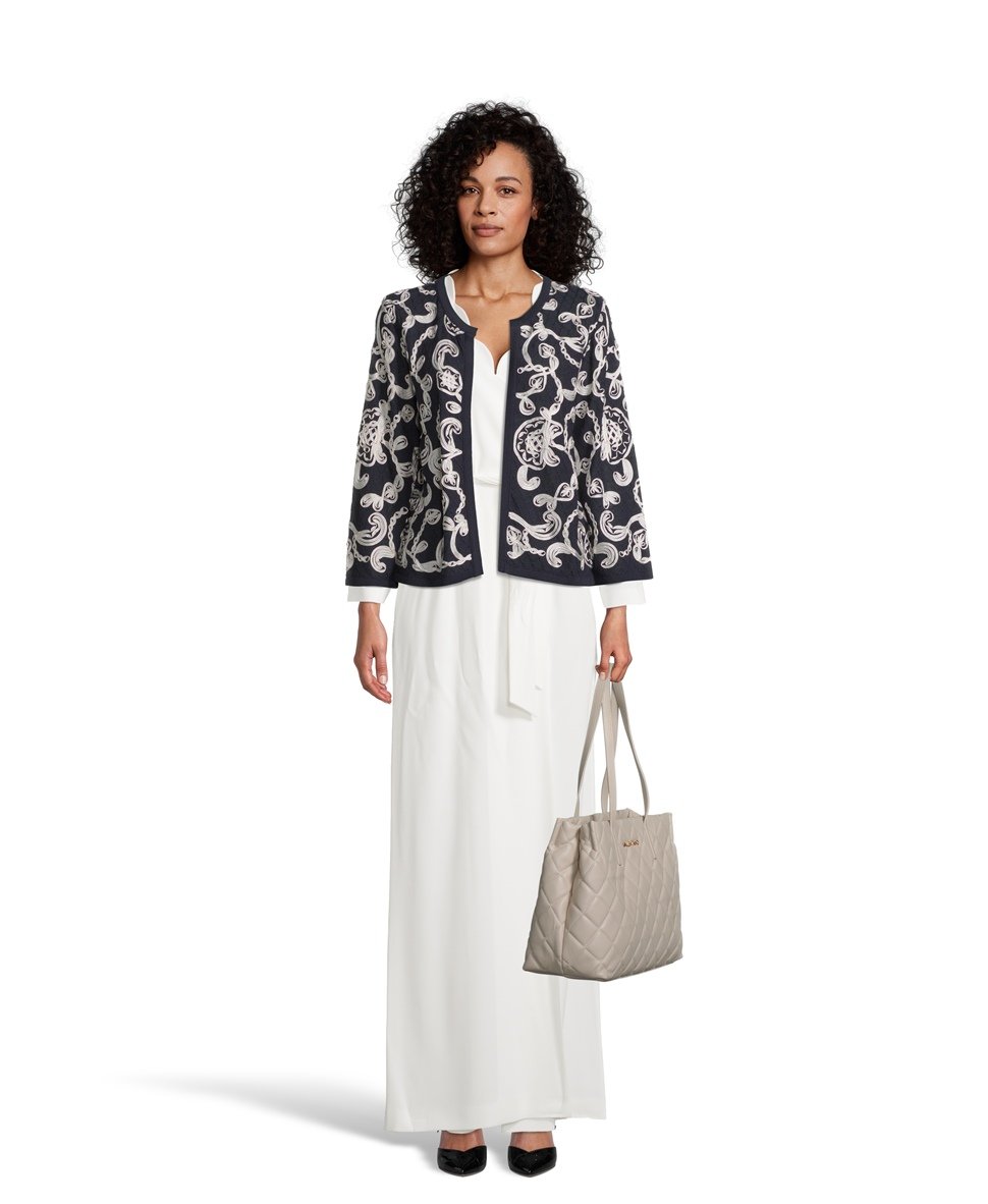 VALENTINO kabelka shopper Ecru 5
