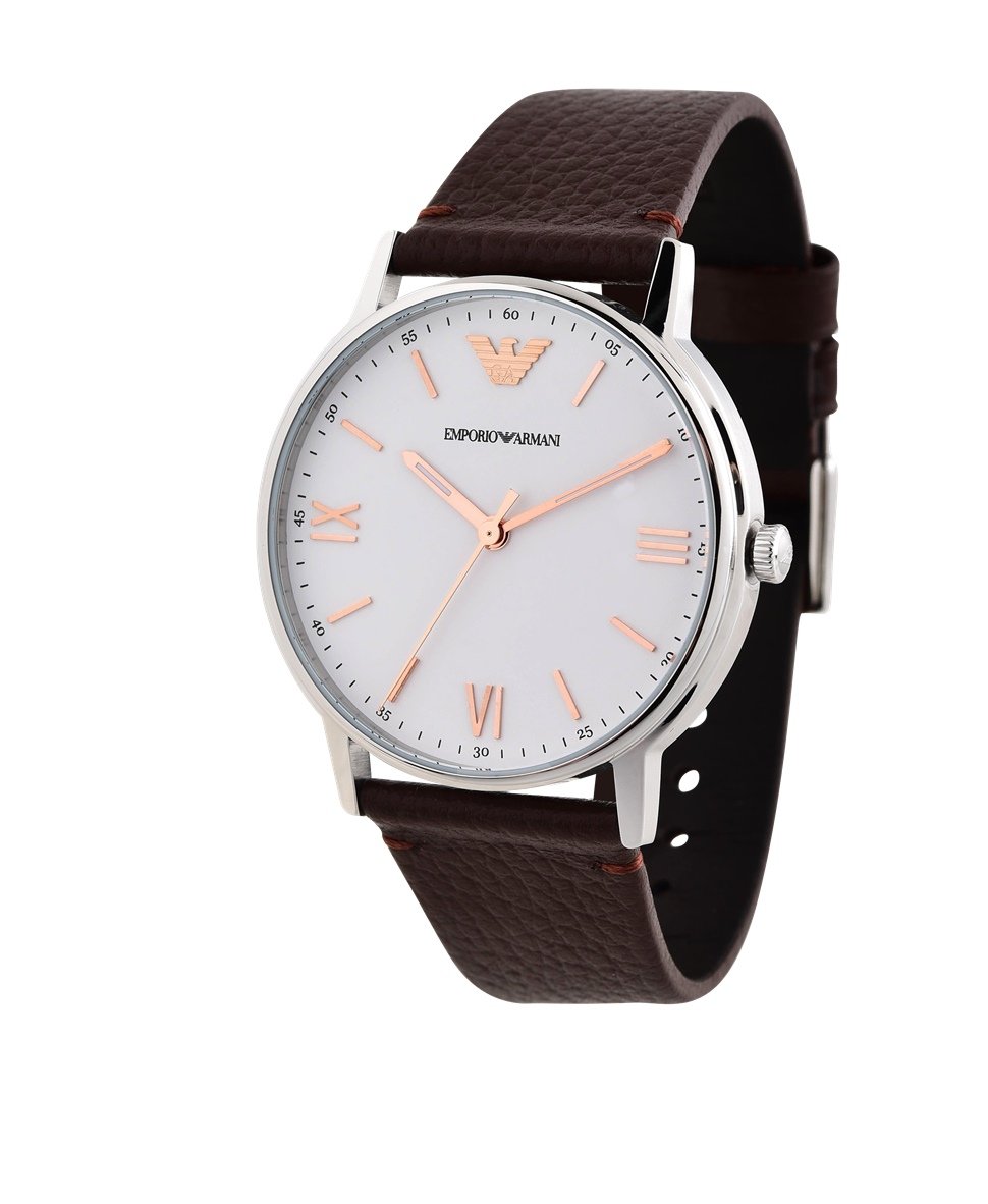 Emporio Armani hodinky Stříbrná 1