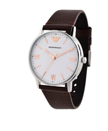 Emporio Armani hodinky Stříbrná 1