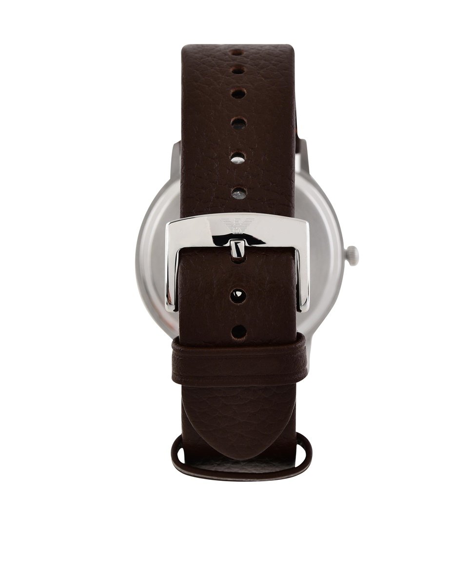 Emporio Armani hodinky Stříbrná 3