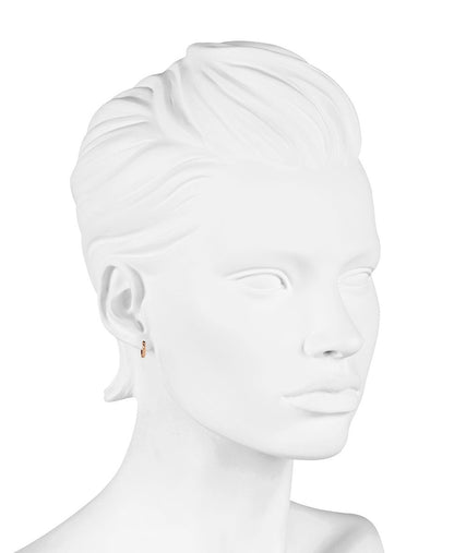 Lawrence Grey Jewelry náušnice Růžově zlatá 3