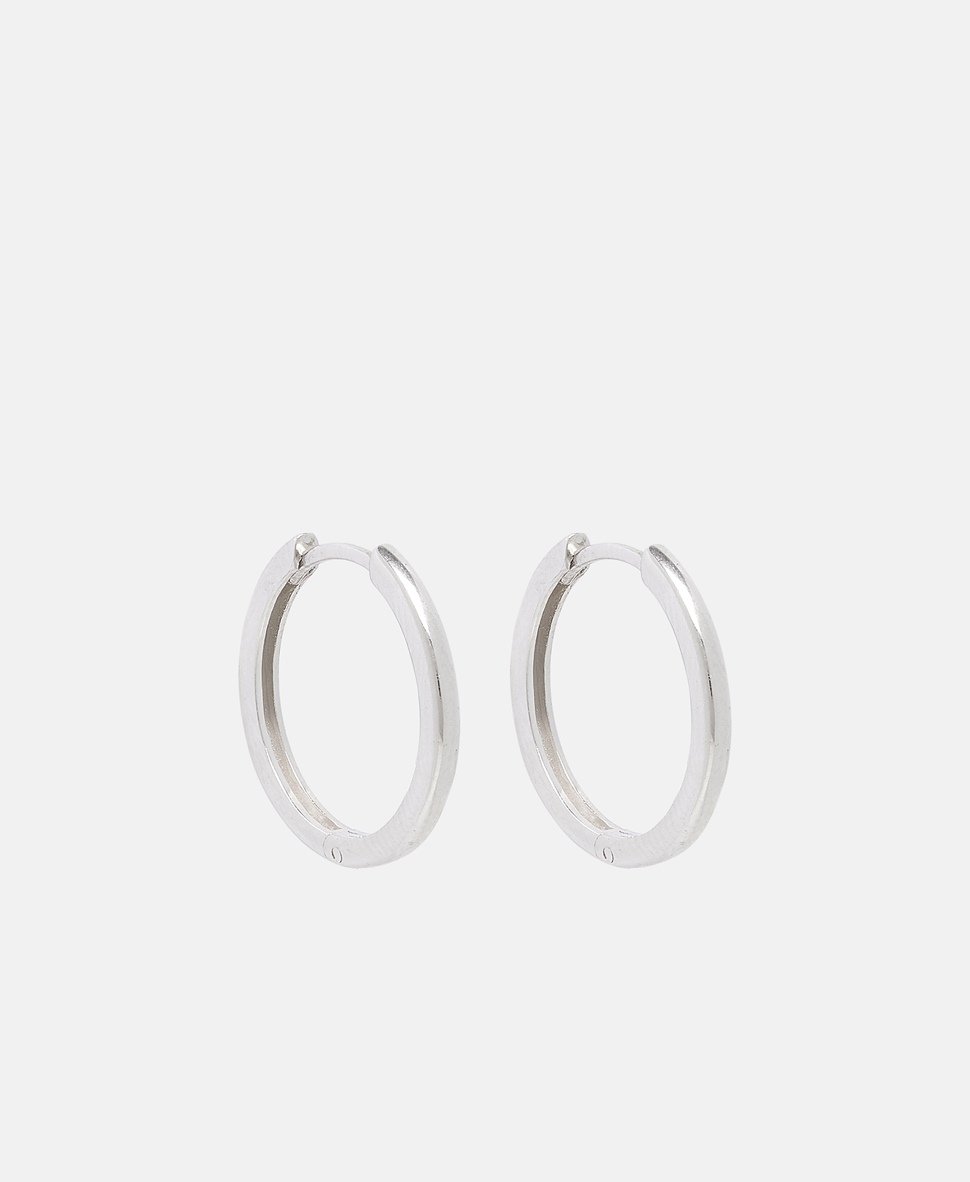 Lawrence Grey Jewelry Obručové náušnice Stříbrná 1