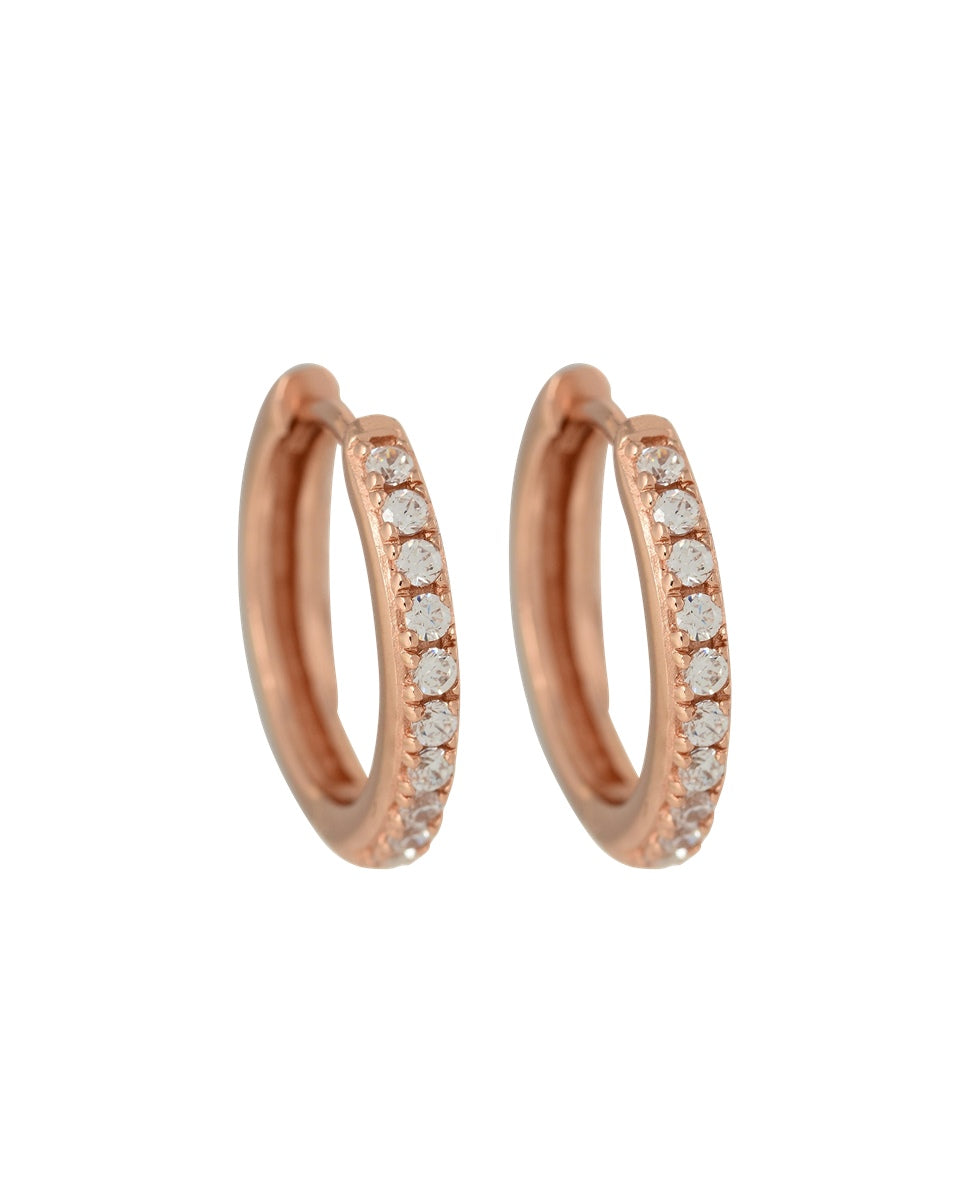 Lawrence Grey Jewelry náušnice Růžově zlatá 1