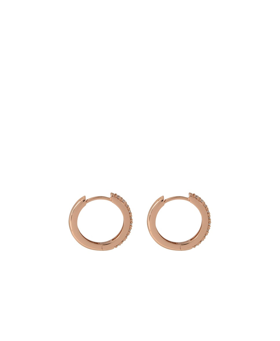Lawrence Grey Jewelry náušnice Růžově zlatá 2