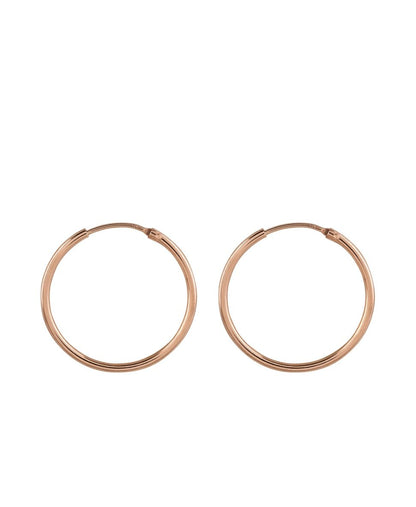 Lawrence Grey Jewelry náušnice Růžově zlatá 2