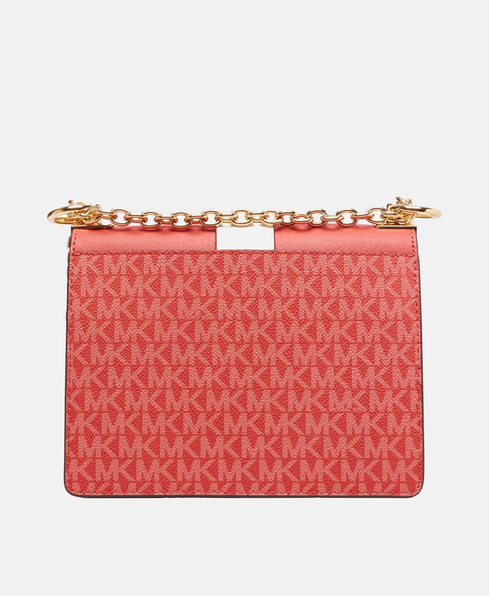 Michael Michael Kors Kožená kabelka přes rameno Petrolejová 4
