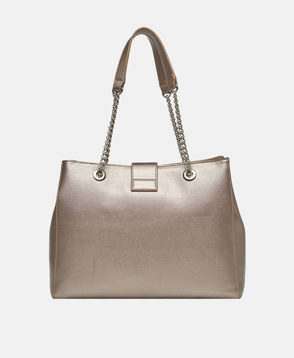 VALENTINO kabelka tote Béžovo-šedá 4