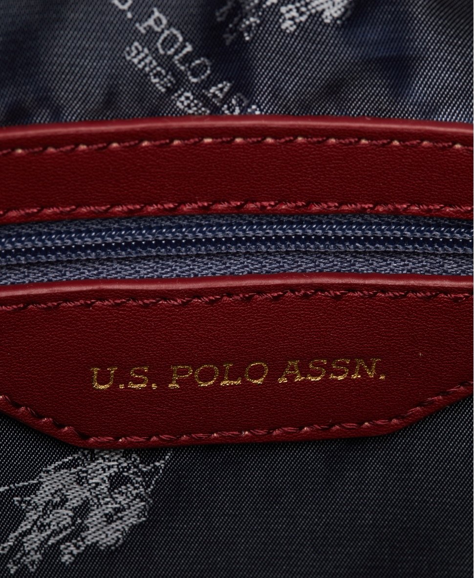 U.S. Polo Assn. kabelka přes rameno Tmavě červená 3