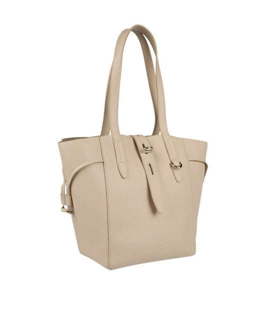 Furla kožená kabelka shopper Růžová 1