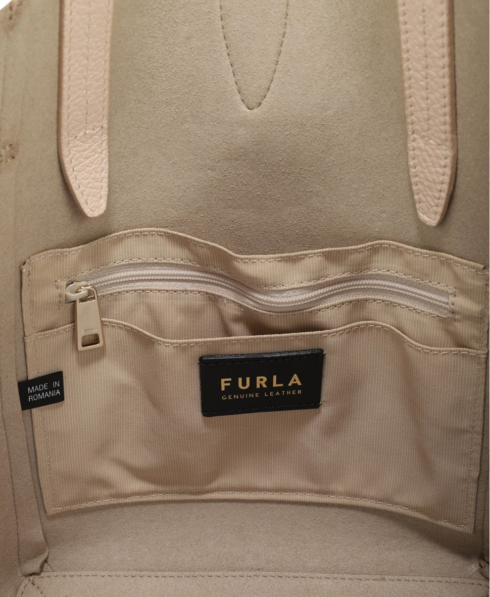 Furla kožená kabelka shopper Růžová 4