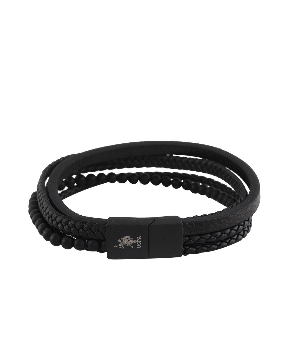 U.S. Polo Assn. náramek Černá 2
