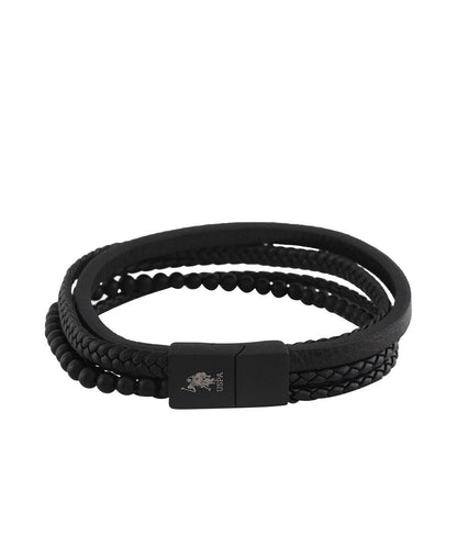 U.S. Polo Assn. náramek Černá 2