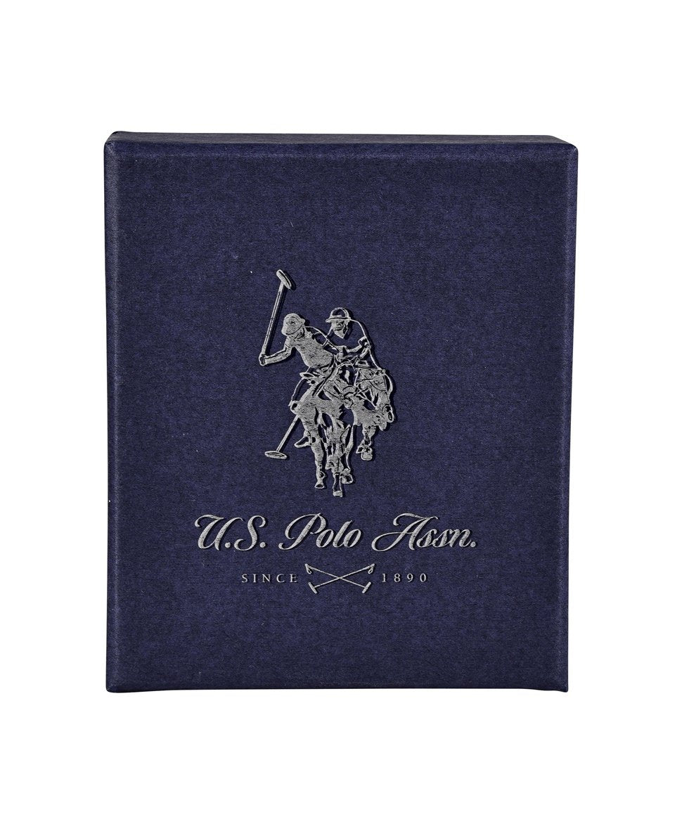 U.S. Polo Assn. řetízek s přívěskem Stříbrná 3