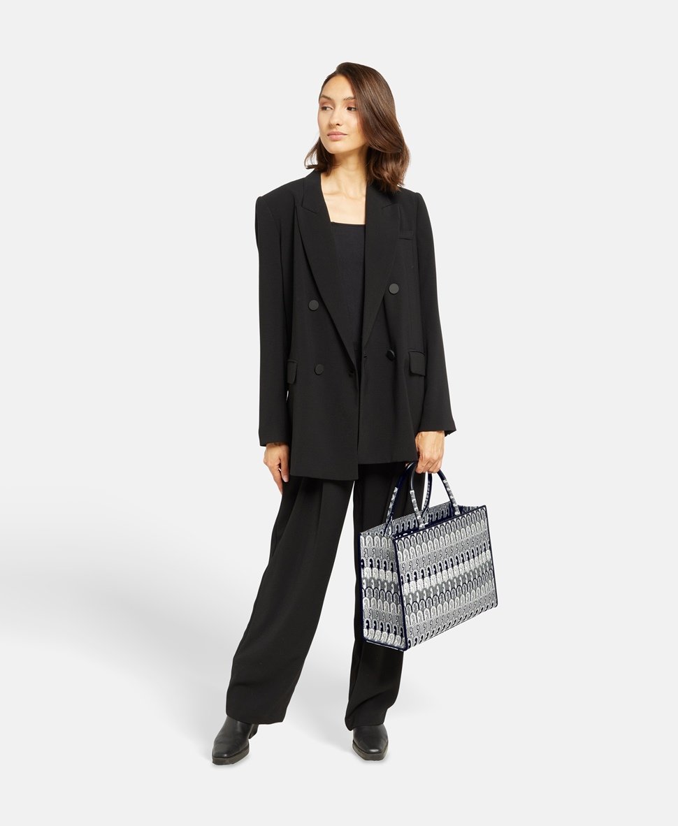 Furla kabelka shopper Šedá 5