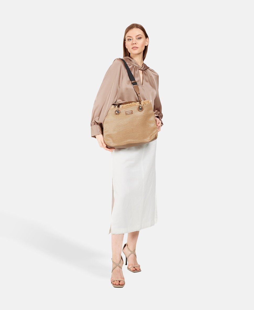 Emporio Armani kabelka shopper Béžová 5