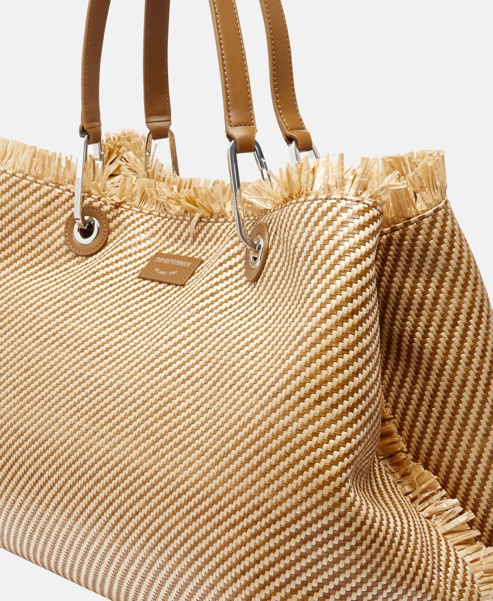 Emporio Armani kabelka shopper Maroon 2