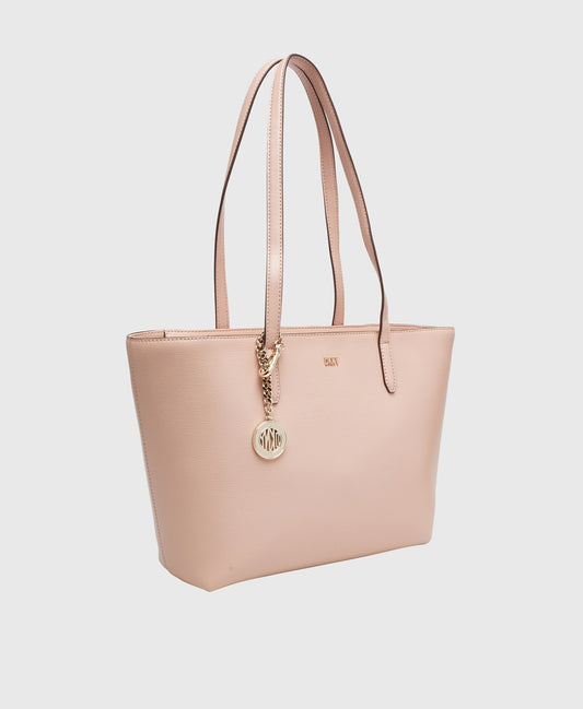 DKNY kožená kabelka shopper Růžová 1