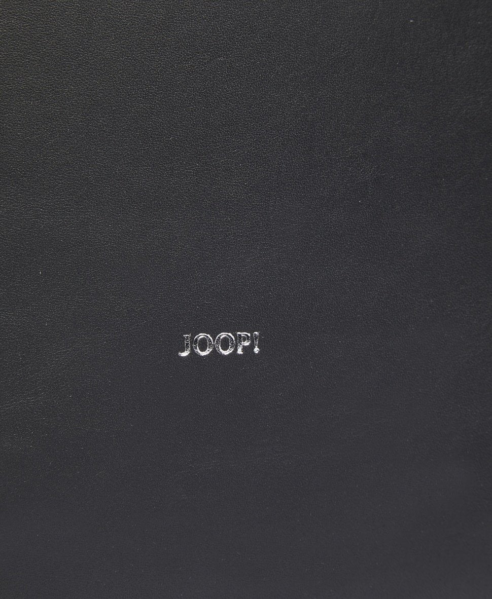Joop! Kožená kabelka přes rameno Černá 2