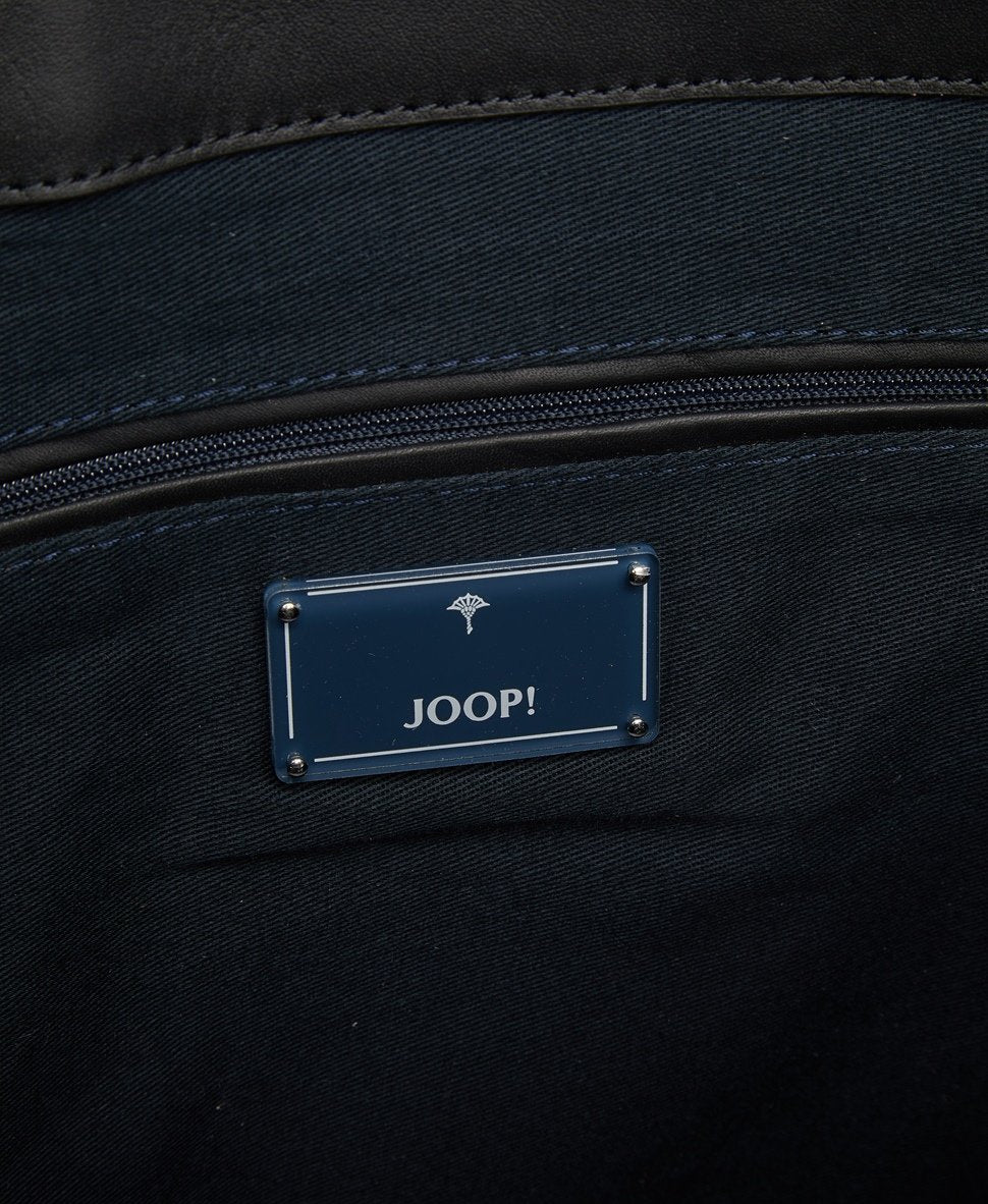 Joop! Kožená kabelka přes rameno Černá 3