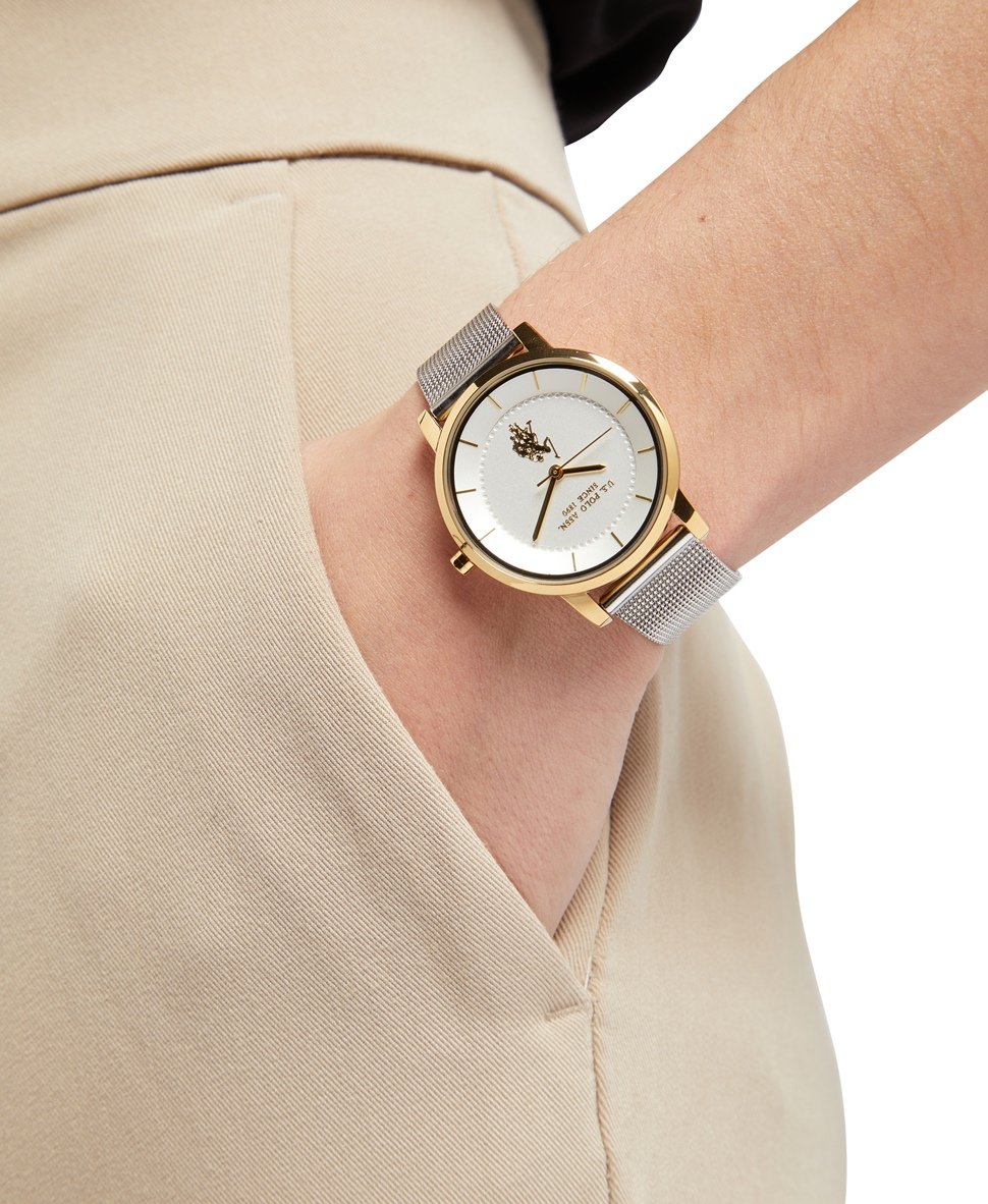 U.S. Polo Assn. hodinky Stříbrná 4