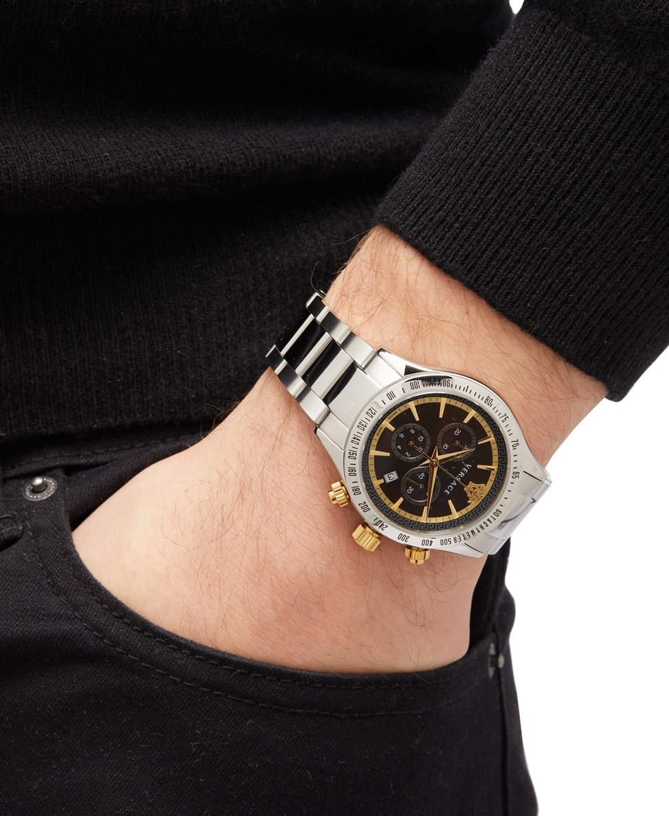 Versace hodinky Stříbrná 4