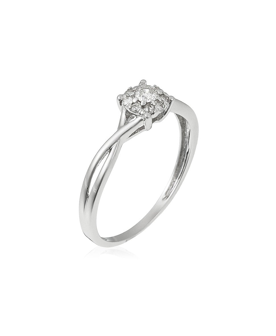 Diamond & Co diamantový prsten Bílé zlato 1