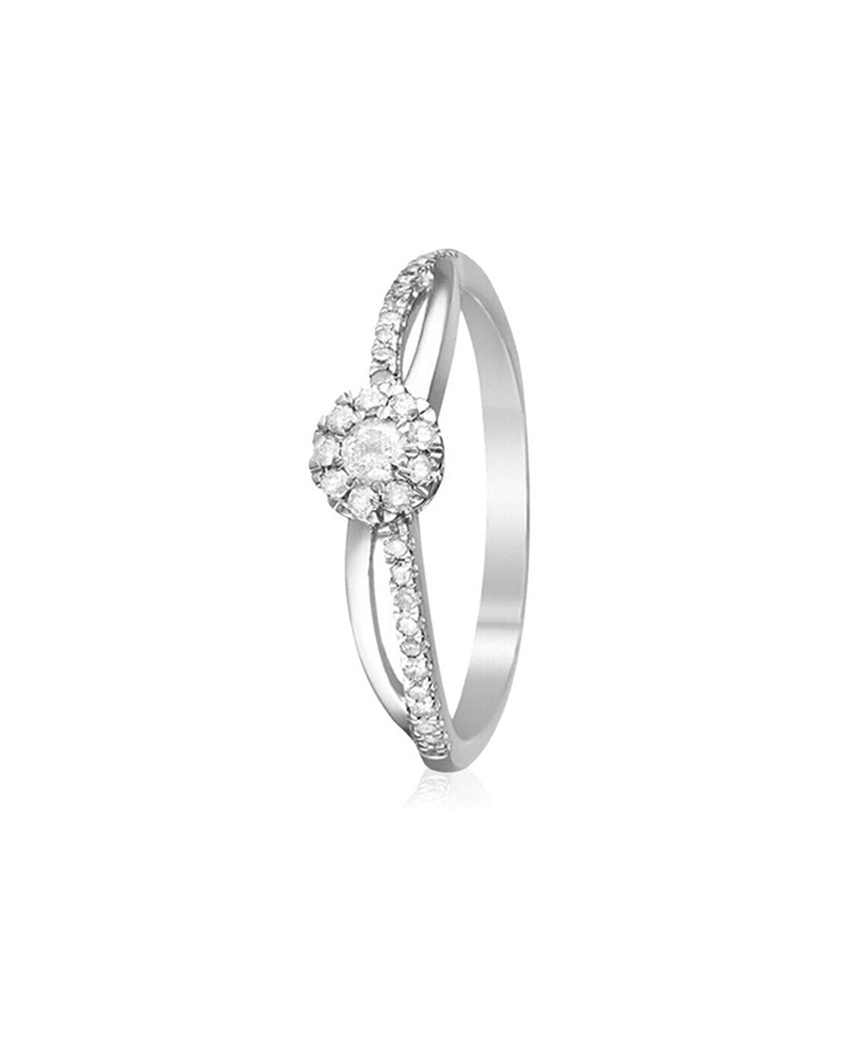 Diamond & Co diamantový prsten Bílé zlato 1